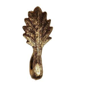 Vintage Gold Tone Leaf Pendant Charm for Jewelry Making Necklace Bracelet Women